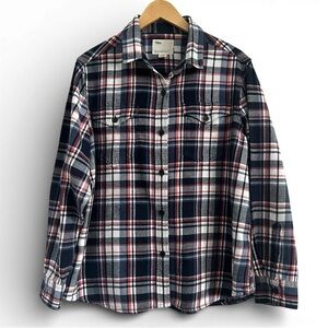 Tilley Men’s Flannel Plaid Button-Up Shirt XL